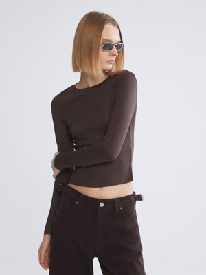 Lc Waikiki Yeni Sezon Bisiklet Yaka Modal Karışımlı Kadın Body