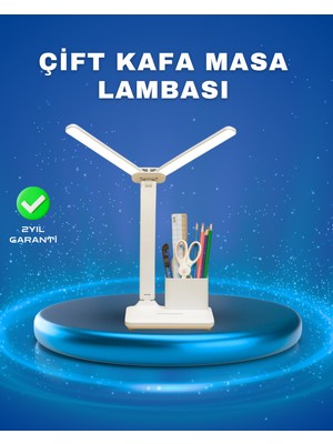 Zenvia 3’ü 1 Arada Çok Amaçlı Masa Lambası | Göz Yormayan Işık, Organizer Tasarım ZNV2025