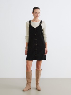 Lc Waikiki Yeni Sezon V Yaka Kadife Elbise