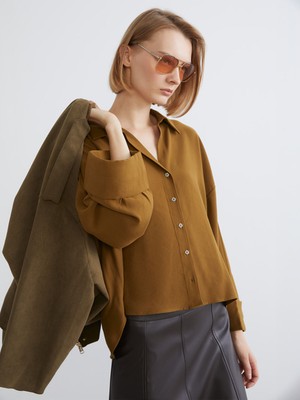 Lc Waikiki Yeni Sezon Oversize Kadın Gömlek