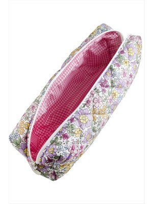 SiHako Çiçek Desenli Dy Saç Şekillendirici Çantası