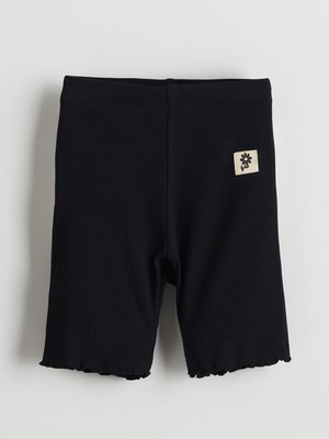 Lc Waikiki Yeni Sezon Beli Lastikli Kız Çocuk Kısa Tayt