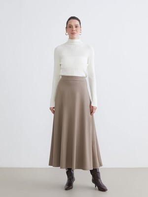 Lc Waikiki Yeni Sezon Beli Lastikli A Kesim Kloş Etek