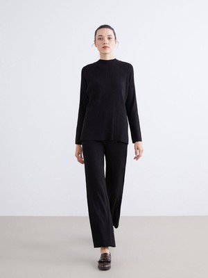 Lc Waikiki Yeni Sezon Beli Lastikli Kadın Triko Pantolon