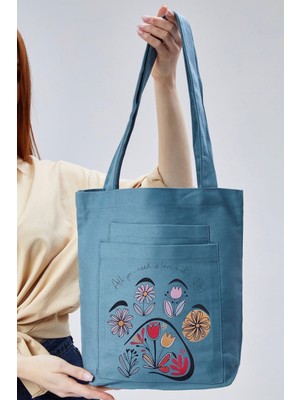 Hipder Baskılı Gabardin Çanta