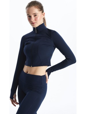 Lc Waikiki Yeni Sezon Dik Yaka Kadın Fermuarlı Sweatshirt