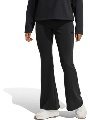 Adidas Seasonal Essentials French Terry Flared Kadın Siyah Eşofman Altı