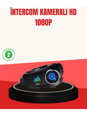 Store Mania Q28 Kameralı Motosiklet Kask Kulaklık Bluetooth 5.3 Su Geçirmez 1080P Hd (STORE-MANIA-5938)