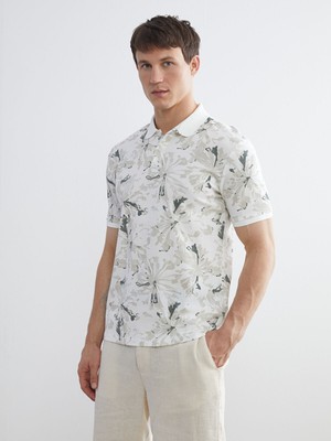 Lc Waikiki Yeni Sezon Polo Yaka Desenli Erkek Tişört