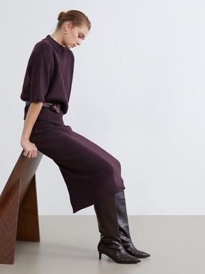 Lc Waikiki Yeni Sezon Beli Lastikli Triko Etek