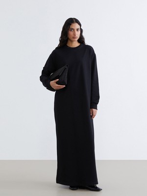 Lc Waikiki Yeni Sezon Bisiklet Yaka Sweat Elbise