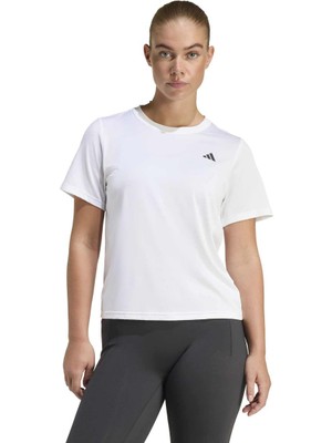 Adidas Workout Essentials Kadın Beyaz Yuvarlak Yaka Tişört