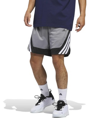 Adidas Pro Motion Erkek Gri Şort