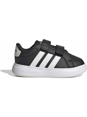 Adidas Grand Court 3.0 Bubble Bebek Siyah Sneaker