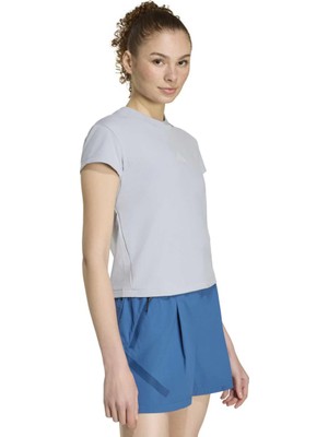 Adidas Z.n.e. Baby Kadın Mavi Yuvarlak Yaka Tişört