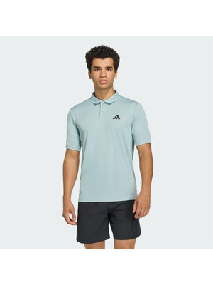 Adidas Workout Essentials Basic Erkek Yeşil Polo Yaka Tişört
