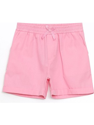 Lc Waikiki Yeni Sezon Beli Lastikli Kız Çocuk Şort