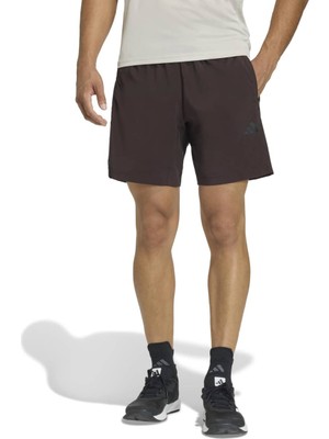 Adidas Workout Essentials Base Woven Erkek Kahverengi Şort