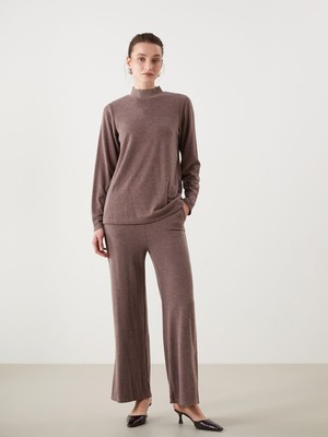 Lc Waikiki Yeni Sezon Beli Lastikli Geniş Paça Kadın Pantolon