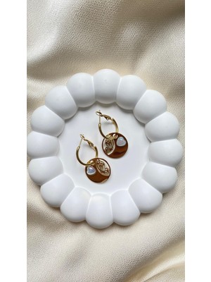 Stainless Steel Kalpli Halka Çelik Küpe