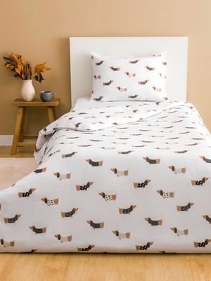 Lc Waikiki Yeni Sezon Baskılı Tek Kişilik Nevresim Seti