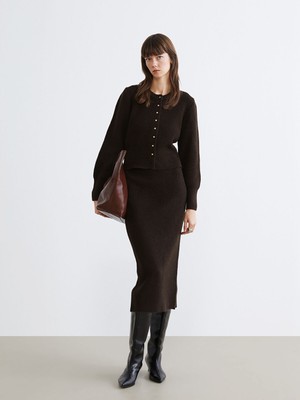 Lc Waikiki Yeni Sezon Beli Lastikli Triko Etek