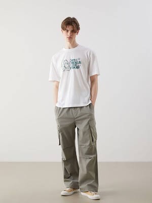 Lc Waikiki Yeni Sezon Rahat Kalıp Gabardin Erkek Kargo Pantolon