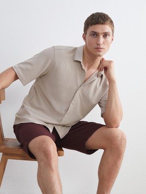 Lc Waikiki Yeni Sezon Regular Fit Kısa Kollu Erkek Gömlek