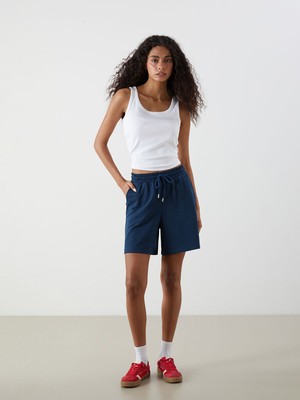 Lc Waikiki Yeni Sezon Beli Lastikli Kadın Şort