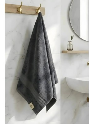 Nimba Home Premium Gri %100 Pamuk El Yüz Havlusu 50X80 cm