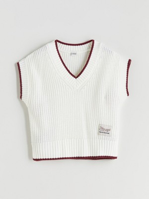 Lc Waikiki Yeni Sezon V Yaka Kız Çocuk Triko Süveter