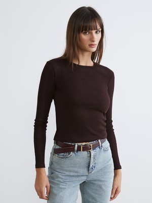 Lc Waikiki Yeni Sezon Bisiklet Yaka Fitilli Kadın Body