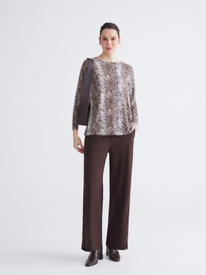 Lc Waikiki Yeni Sezon Büyük Beden Beli Lastikli Kadın Pantolon