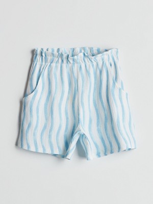 Lc Waikiki Yeni Sezon Beli Lastikli Kız Çocuk Şort