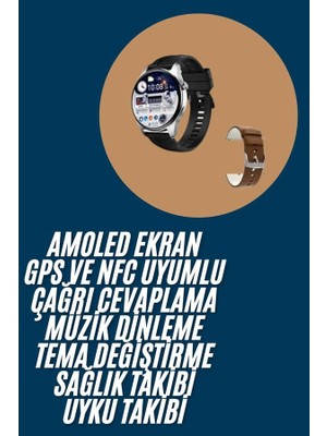 Store Mania 2025 Model Akıllı Saat Titreşimli Uyku ve Sağlık Takibi Nfc ve Gps Uyumlu (STORE-MANIA-5938)
