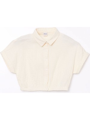 Lc Waikiki Yeni Sezon Dokulu Kız Çocuk Gömlek