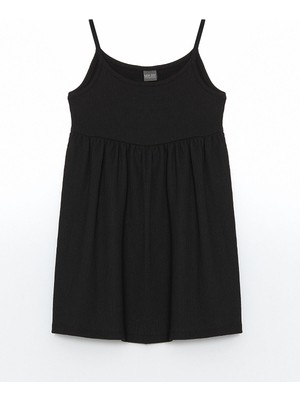 Lc Waikiki Yeni Sezon Kare Yaka Kız Çocuk Elbise