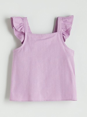 Lc Waikiki Yeni Sezon Kare Yaka Kız Çocuk Bluz