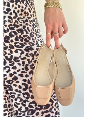 Lokiboo Canka Nude Cilt Babet Ayakkabı - Lisinya