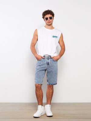 Lc Waikiki Yeni Sezon Standart Kalıp Erkek Jean Şort