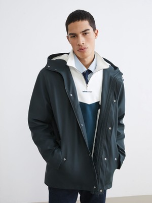 Lc Waikiki Yeni Sezon Kapüşonlu Içi Kürklü Erkek Mont