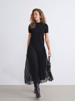 Lc Waikiki Yeni Sezon Beli Lastikli Pileli Etek