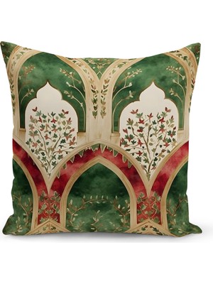 Bertille Home Ramazan Serisi Çift Tarafı Dijital Baskılı Kırlent Kılıfı (Ramadan Cushion Cover)