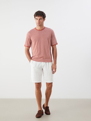 Lc Waikiki Yeni Sezon Standart Kalıp Keten Karışımlı Erkek Şort