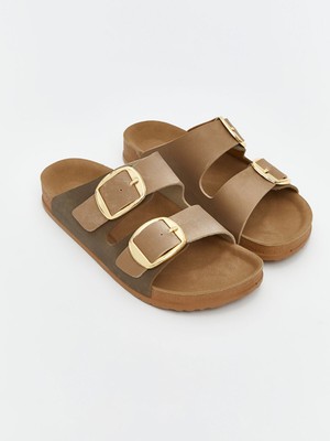 Lc Waikiki Yeni Sezon Çift Bantlı Kadın Terlik