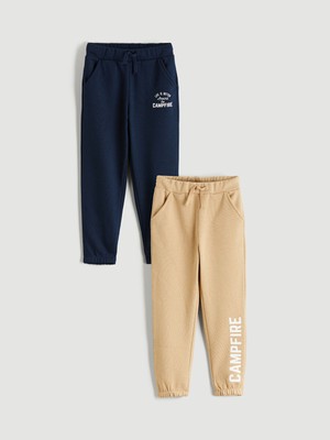 Lc Waikiki Yeni Sezon Beli Lastikli Erkek Çocuk Jogger Eşofman Alt 2'li