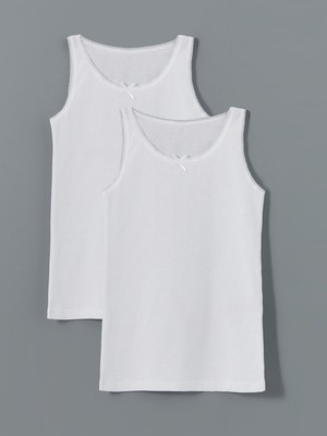 Lc Waikiki Yeni Sezon Bisiklet Yaka Kız Çocuk Atlet 2'li