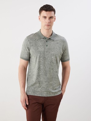 Lc Waikiki Yeni Sezon Polo Yaka Desenli Penye Erkek Tişört