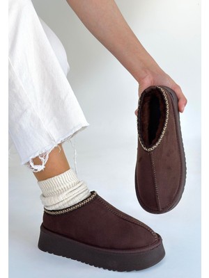 Lokiboo Foyk Kahverengi Süet Bot - Lisinya