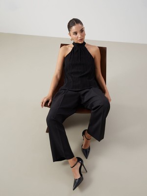 Lc Waikiki Yeni Sezon Halter Yaka Dokulu Kadın Bluz